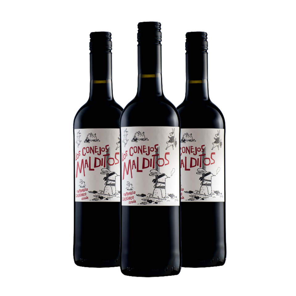 Conejos tintos (pack de 3)