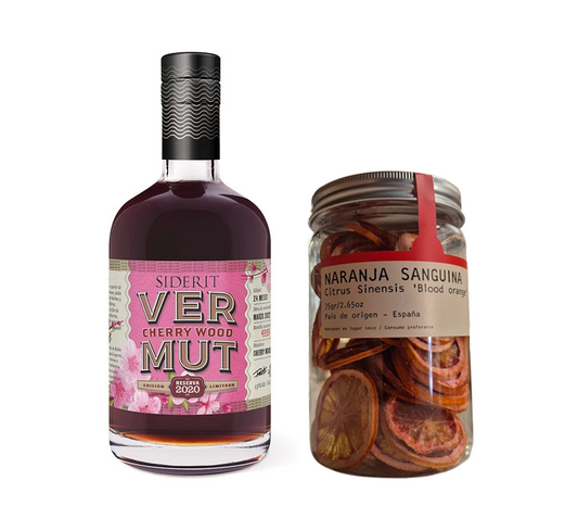 Vermú Cherry Siderit + Bote naranja sanguina